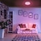 Designers Fountain 14 inch Voice Controlled Colors Brushed Nickel Smart Selectable CCT LED Ceiling Light Flush Mount LED1553RGB-BN - alternate 4